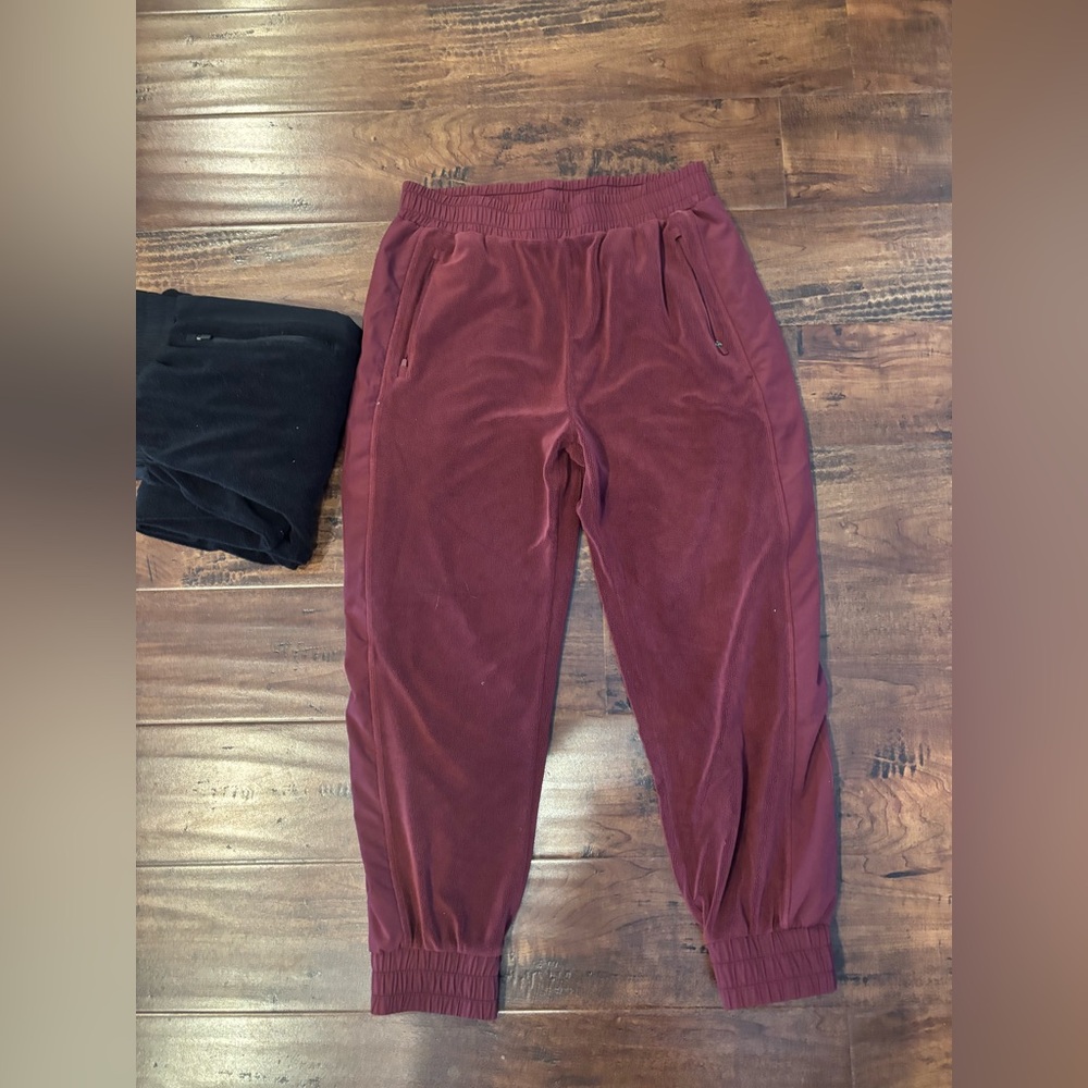 ZYIA fleece joggers lot of 2 large